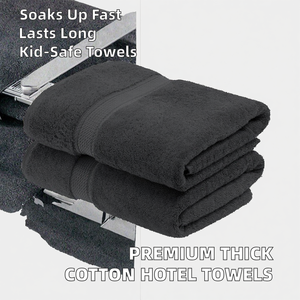 Haute Qualité Épais Absorbant Coton Hôtel Serviettes Nouveauté Motif Tissé Techniques En Gros pour Un Usage Domestique Serviettes De Bain Tapis De Baignoire - Product Image 2