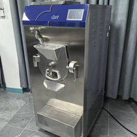 Machine à gelato verticale certifiée CE avec pasteurisateur de lait, équipement automatique de fabrication de crème glacée dure pour café et pâtisserie
