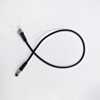 Connecteur circulaire étanche IP67, 3 broches, connecteur aviation M8, mâle vers femelle, cordon d'alimentation CC 20 AWG pour moteur pas à pas