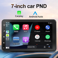 Portable sans fil Carplay 7 pouces IPS écran tactile autoradio pour APPLE Carplay Android Auto Support Mirror Link TF USB Play Music