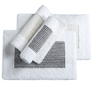 SANHOO usine bas <span class=keywords><strong>prix</strong></span> éponge couleur unie serviette de bain <span class=keywords><strong>100</strong></span>% coton hôtel tapis de sol serviette - Product Image 6