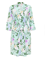 Vente en gros de peignoir d'allaitement en satin pour femmes, longueur genou, viscose, bambou, doux, vêtements de maternité