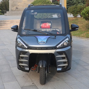 Electric Fully Enclosed <b>Cargo</b> Tricycle 1000W/1500W Three Wheeler Pickup Truck with Canopy Long Range - Product Image 1