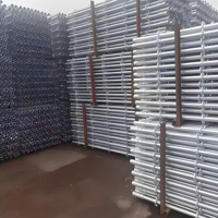 Système d'échafaudage Ringlock en acier avec vérin de base et vérin en U pour la construction