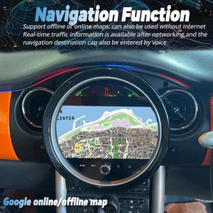 Radio para Auto con Navegación GPS Android Auto QLED de 9 Pulgadas, con WiFi 4G, para BMW Mini Cooper R50 R52 2003 2004 2007 - Product Image 4