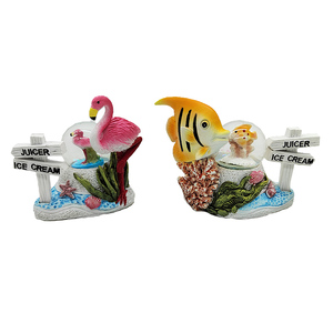 <span class=keywords><strong>Logo</strong></span> personalizzato in resina mondo di mare mondo di acqua di vita marina con scene di globo di neve lucertola marina pesce tropicale <span class=keywords><strong>arte</strong></span> statua - Product Image 4
