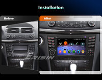Autoradio Erisin ES5581E Android 16 GPS 4G WiFi Lecteur multimédia DVD pour Mercedes Benz Classe E W211 Stéréo GPS de voiture en stock UE
