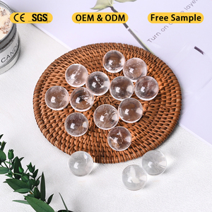 Esfera de Cristal Natural Pulida a Mano, Mini Esfera de Cuarzo Transparente de 2 cm para Decoración - Product Image 3