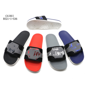 Sandalias de Verano de PVC con Letras para Hombre, Calzado de Descanso, Chanclas, Muestra Gratis, Precio Bajo - Product Image 1