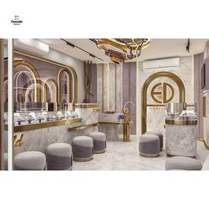 Modern Luxury French Style Jewelry Store Design Turnkey Shopfitting Solution | Custom <b>Display</b> <b>Cabinets</b> & Complete Retail Fit-Out - Product Image 3