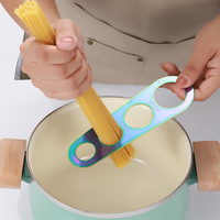 Règle de mesure des pâtes en acier inoxydable, outil de mesure des Spaghetti, nettoyage facile, 4 sections de service
