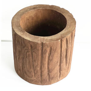 Moderne Bois Massif Écologique Calme Vent Vert Plante Plancher <span class=keywords><strong>Pot</strong></span> De Fleur Conteneur 3-6L Capacité Hôtel Villa - Product Image 3