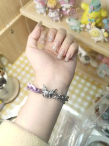 Cadena Acrílica de Diseño Original, Cadena de Acero de Titanio, Joyería Moderna Unisex, Gatito/<span class=keywords><strong>Snoopy</strong></span>/Personaje Animado, Regalo de Cumpleaños - Product Image 2