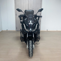 JIANSHE Black Sport Power ADV 200CC Sepeda Motor Bensin Berpendingin Air Kecepatan Maksimum 120km/jam EFI ABS Brushless Dengan Tiga Kotak