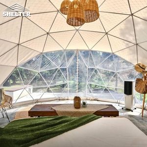 Tente ronde de luxe en PVC connecté, dôme d'extérieur, Camping, hôtel, étanche, université - Product Image 6
