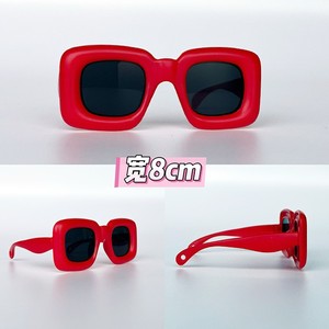 Gafas de sol para muñecas, accesorios de plástico con marco cuadrado en 9 colores para modelos a escala 1:6, accesorios para muñecas de juguete - Product Image 5