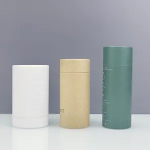 Kundenspezifisches Farblogo runde Papierverpackung Karton Zylinder Papierrohrbox für Parfüm-Ätherisches Öl-Flasche
