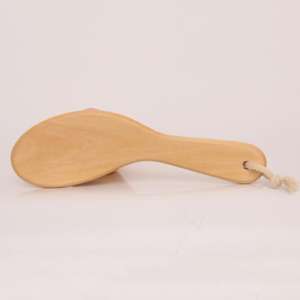 JIEFU Brosse pour le corps en poils naturels à manche cubique Brosse pour le bain et la douche pour la peau sèche Massage SPA - Product Image 3