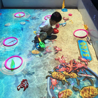 InteraGame Custom AR Virtual Sand Beach Interactive Projection Game Multi-theme Sandbox Game Equipment for Shopping Mall