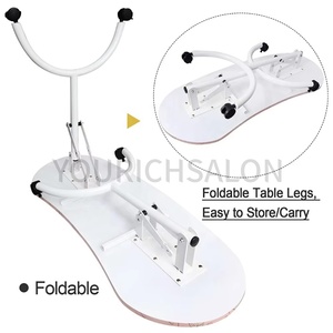 <span class=keywords><strong>Table</strong></span> de <span class=keywords><strong>manucure</strong></span> <span class=keywords><strong>pliante</strong></span>, rose, 1 pièce, avec sac, de massage des ongles, bon marché, équipement de salon professionnel, vente d'usine - Product Image 3