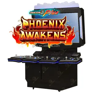 Factory Wholesale Customized 4 Player Shot Fishing Game Fish Table Arcade Machine Ocean King 3 Plus Phoenix Awakens
