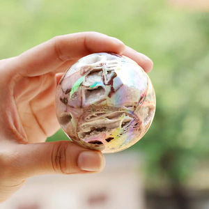 Esfera de Cristal de Esferalita Aura al por Mayor, Bola Decorativa Pulida de Feng Shui para el Hogar, Oficina y Regalo de Pascua - Product Image 5