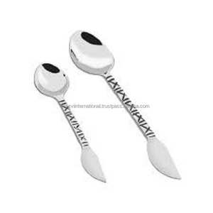 Ensemble de couverts au design moderne, décor de mariage fantaisie en forme de ciseaux avec fourchette cuillère en acier inoxydable, ensembles de couverts uniques - Product Image 6