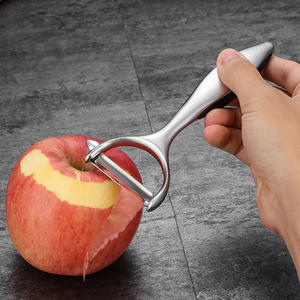 Pelador de Verduras de Acero Inoxidable Syh369 al por Mayor, Cuchillo de Cocina de Doble Hoja para Pelar, Raspador de Patatas y Zanahorias - Product Image 6