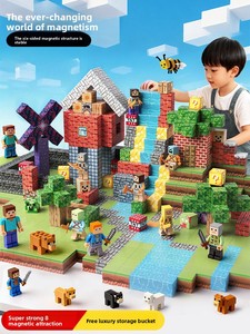 Bloques de Construcción Magnéticos de 2.0cm para Niños, Personalizables, para Crear Mi Mundo, Rompecabezas Magnéticos, Mini Juguetes, Cubo Magnético, Juguetes DIY - Product Image 3