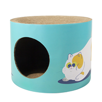 Pet New Release Product 2025 Maison pour chat d'intérieur de style double couche et planche à gratter pour chat pour jouer et se détendre