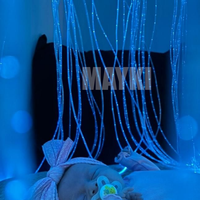 Rideau en fibre optique sensoriel à changement de couleur, lumière apaisante, jouets pour l'autisme, rideaux LED, kit de fibre optique