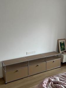 Soportes de <span class=keywords><strong>TV</strong></span> de diseño minimalista, armario cuadrado de almacenamiento de Metal, conjunto de muebles modulares para sala de estar y oficina - Product Image 2
