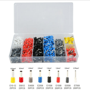 Nhà Máy Giá Chất Lượng Cao Ferrules Thiết Bị Đầu Cuối Crimping Tool HSC8 6-4 Tay Crimping Công Cụ + 1200 Thiết Bị Đầu Cuối Kit - Product Image 4