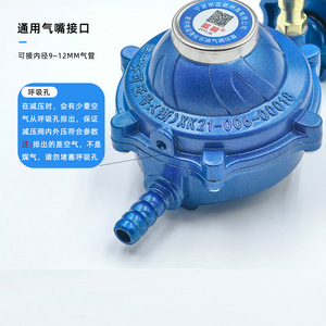Régulateur de pression GPL Blue Arrow 1,2 L avec valve rotative pour gaz et joint torique - Product Image 1