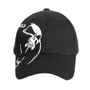 Gorra de Béisbol Bordada con Calavera, Unisex, 100% Algodón, Estilo Moderno, Gorra de Pico de Pato, Estilo Otoño Invierno - Product Image 5