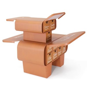 Boîte de calendrier de l'avent de luxe en forme d'animal avec tiroirs, en carton rigide, boîte mystère de Noël pour bonbons et cadeaux surprise - Product Image 4