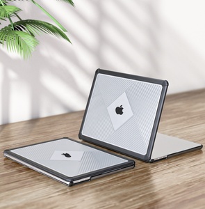 Vente directe d'usine, étui pour ordinateur portable <span class=keywords><strong>MacBook</strong></span> <span class=keywords><strong>Pro</strong></span> 14 M5Pro/Max, <span class=keywords><strong>coque</strong></span> intégrale en TPU, <span class=keywords><strong>coque</strong></span> rigide en PC, antichoc, lignes losangées - Product Image 4