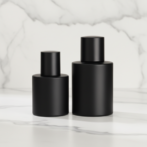 Flacon de parfum en verre à vaporisation fine de mode moderne 30ml/50ml/100ml Noir mat Cylindrique Marque <span class=keywords><strong>Bo</strong></span> Fang Province du Jiangsu Original - Product Image 3