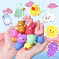 Ensemble de 30 jouets en TPR souple à presser, formes d'animaux mignons, jouets anti-stress pour enfants
