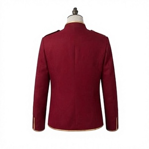 Veste d'uniforme d'hiver pour homme, style hussard, col montant, manches longues, imperméable, coupe-vent, pour performance scénique formelle - Product Image 2