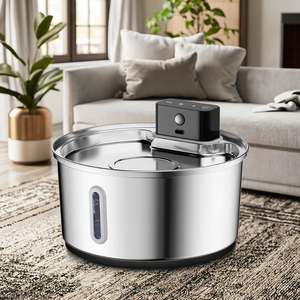 Distributeur d'<span class=keywords><strong>eau</strong></span> et de nourriture pour animaux de compagnie en plastique écologique de haute qualité OEM avec <span class=keywords><strong>fontaine</strong></span> à boire automatique pour chats et chiens - Product Image 4