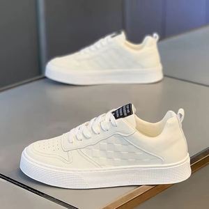 Zapatillas Deportivas de Hombre con Suela Gruesa, Estilo Casual, para Verano e Invierno, Blancas, con Nuevo Diseño Transpirable - Product Image 4