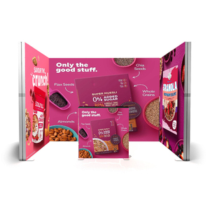 Custom Printed Fabric Signage Backlit LED Light <strong>Box</strong> 3x3 Corner Exhibition Booth Modular SEG Light <strong>Box</strong> Frame for Brand Promotion - Product Image 3