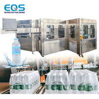 Máquina 3 en 1 Totalmente Automática para Lavado, Llenado y Tapado de Botellas 24-24-8 para Proyecto de Planta de Producción de Agua Pura