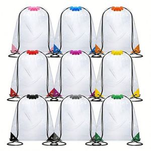 Mochila Transparente de PVC con Cordón, Impermeable, para Maratón, Ideal para Promociones - Product Image 4