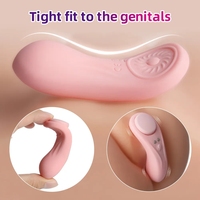 Weibliches Höschen Vibrator Tragbares Mini Vibro Spielzeug für Erwachsene Klitoris Stimulator Fernbedienung Vibrierendes Massage gerät Sexspielzeug für Frauen