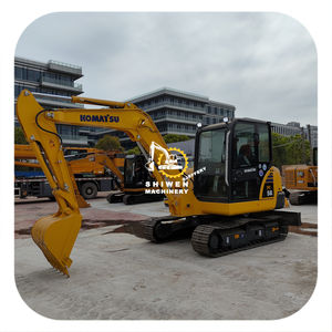 รถขุดขนาดเล็กมือสอง KOMATSU PC58 ราคาถูก ชั่วโมงใช้งานน้อย เกียร์เซียงไฮ ปั๊ม 5.8 ตัน - Product Image 1