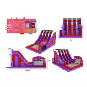 Children <b>Inflatable</b> Obstacle Course Amusement Park <b>Games</b> Theme Rides Outdoor Bouncer PVC Material Customized <b>Inflatable</b> Obstacle - Product Image 3