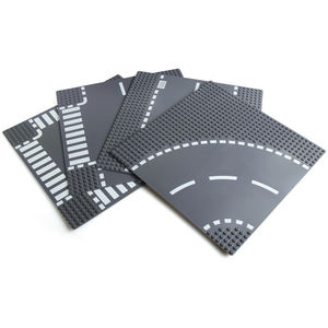 Microladrillos de plástico para exhibición de juguete, placa base de bloques de construcción de partículas pequeñas, 26x26 cm - Product Image 1