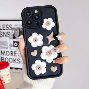 Nouveau 3D Panda mignon étuis de téléphone portable pour <span class=keywords><strong>Iphone</strong></span> 17 8 X <span class=keywords><strong>Xr</strong></span> Xs Max 11 12 13 14 15 16 17 Pro Max Animal Kawaii housse antichoc - Product Image 1